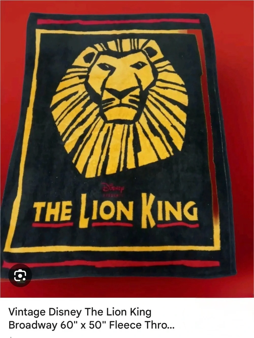 Disney Lion King The Musical Throw